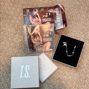 Silver T.S Necklace with CD and Box Set